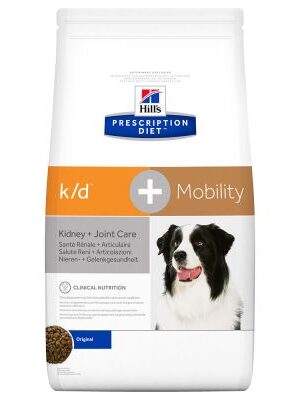 Hill's Prescription Diet k/d + Mobility Kidney + Joint Care Original - výhodné balenie 2 x 12 kg