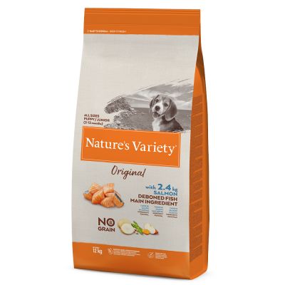 Nature's Variety Original No Grain Junior losos - výhodné balenie: 2 x 12 kg