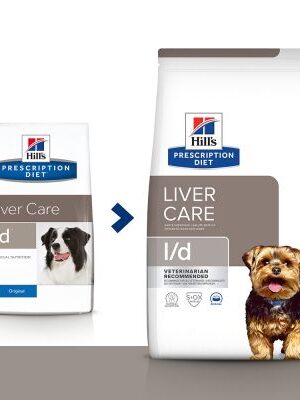 Hill's Prescription Diet l/d Liver Care  - výhodné balenie: 2 x 10 kg