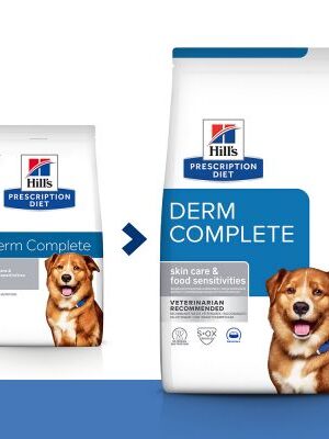 Hill’s Prescription Diet Canine Derm Complete - výhodné balenie: 2 x 12 kg