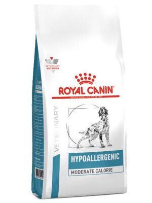 Royal Canin Veterinary Canine Hypoallergenic Moderate Calorie - výhodné balenie 2 x 14 kg
