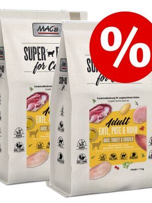 Výhodné balenie MAC's Superfood for Cats 2 x 7 kg - Adult Monoprotein konské