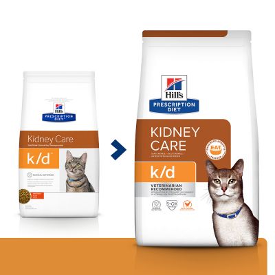 Hill's Prescription Diet k/d Kidney Care Kura - výhodné balenie: 2 x 8 kg